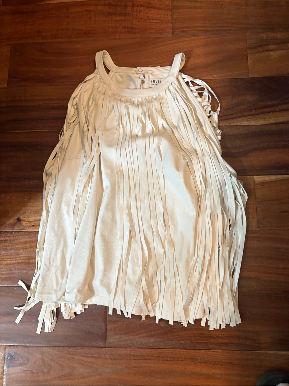 Idyllwind Ivory Faux Suede Fringe Top XL NWT Western Boho (316)